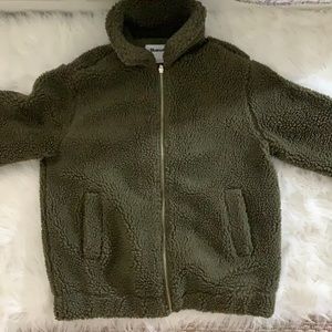 Green Teddy Bear Jacket